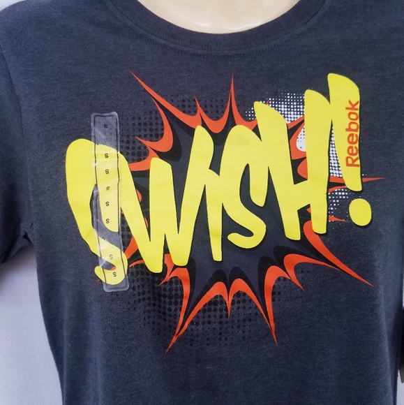 NEW Reebok Boys Dark Gray Graphic T-Shirt S - Picture 2 of 7